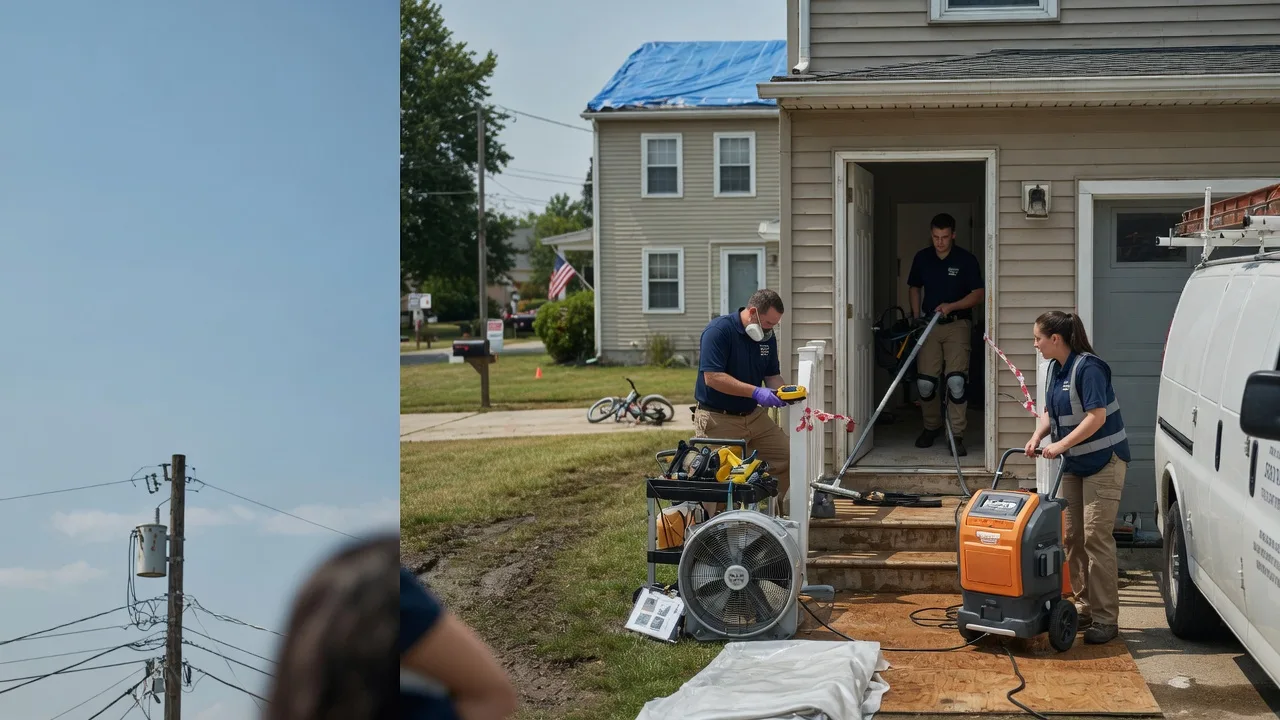 Water Damage Repair in Plainfield, PA near me